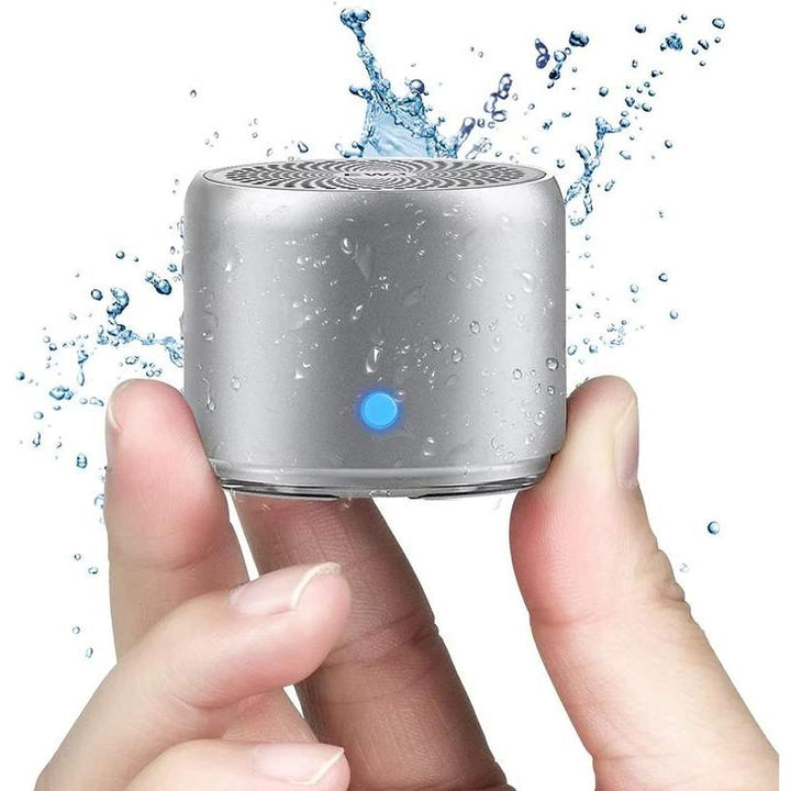 Ultra-Portable Mini Bluetooth Speaker with Custom Bass Radiator, IPX7 Waterproof, Super Portable with Travel Case
