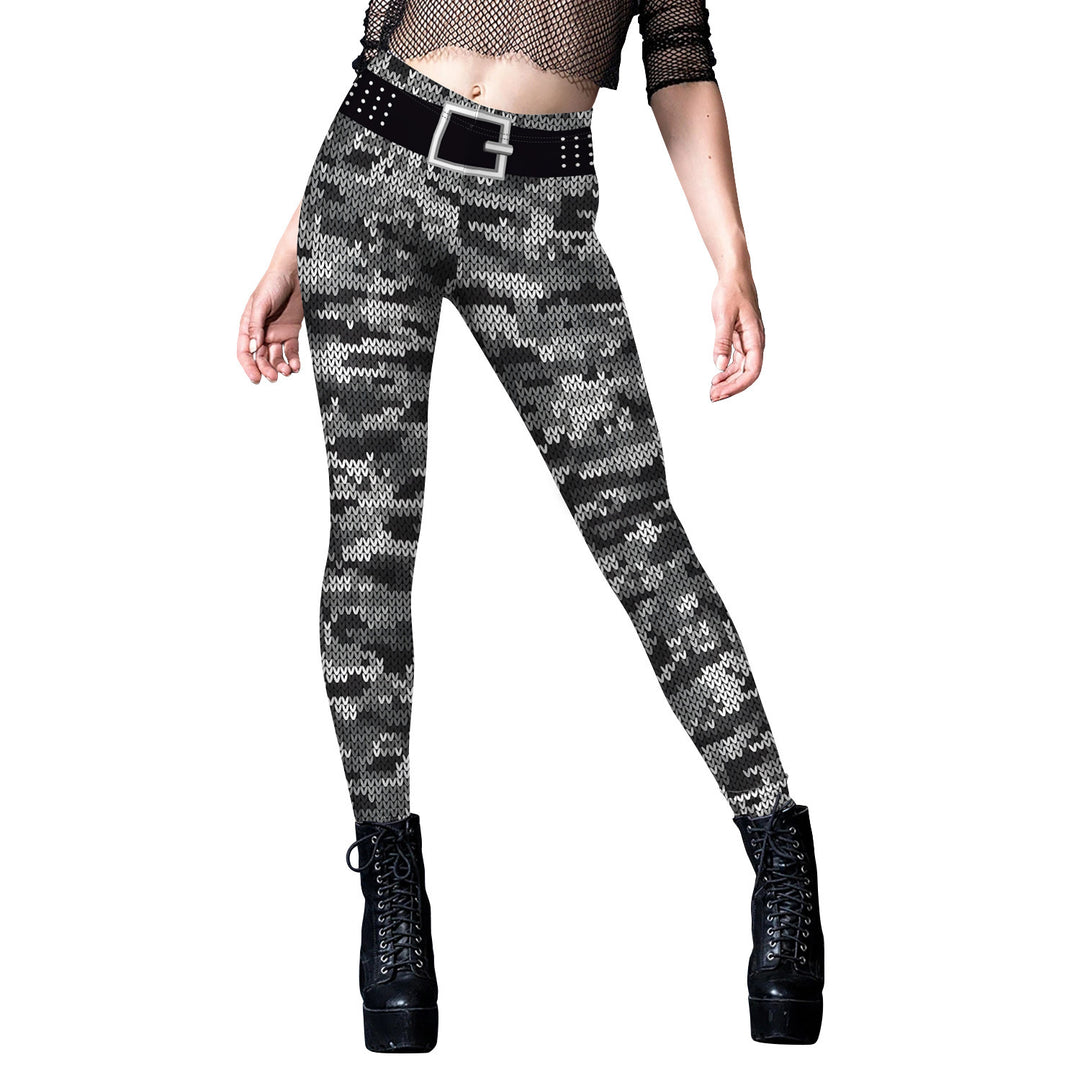 Women's Fashion Camouflage Digital Printing Sweatpants