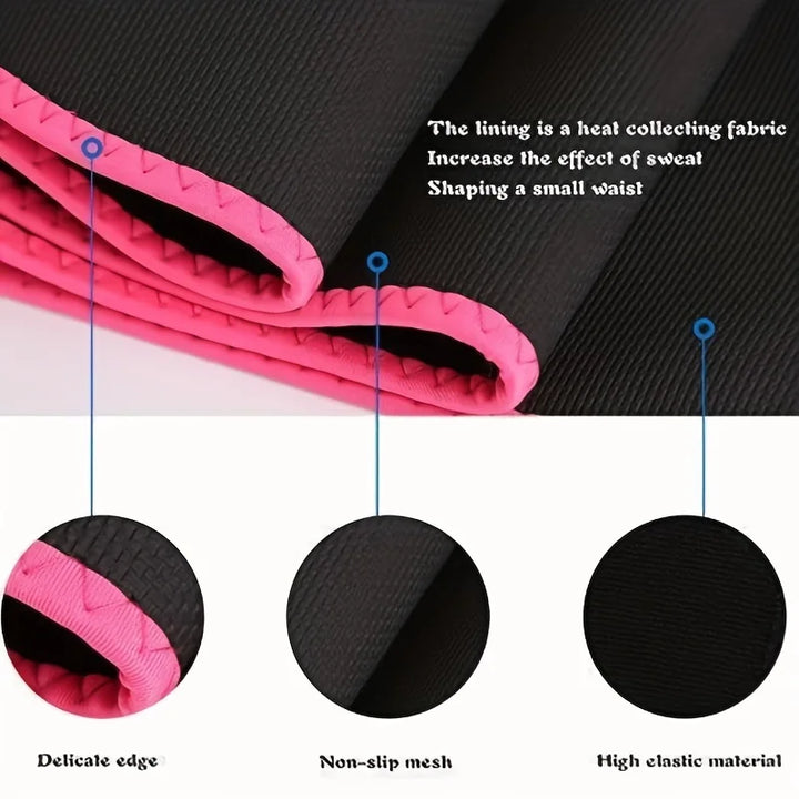 Durable Waist Trimmer Sweat Belt for Fat Burning & Posture Support