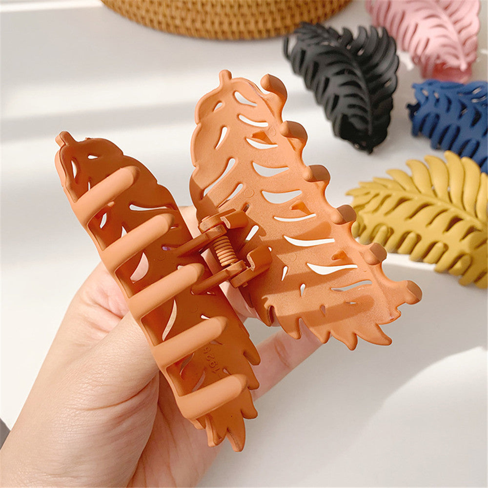 Solid Color Large Claw Hair Clip