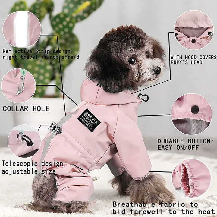 Waterproof Dog Raincoat