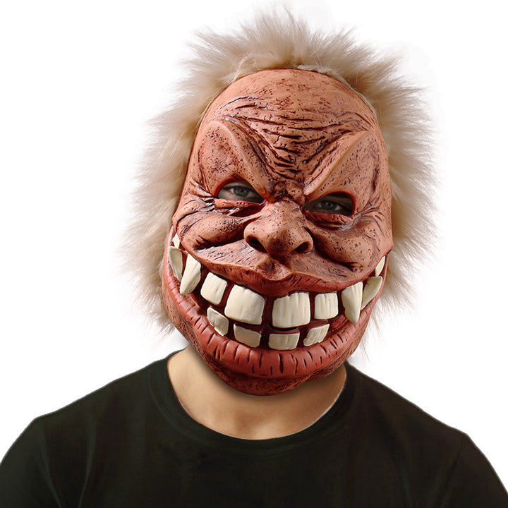 Funny Old Man Mask With Buck Teeth