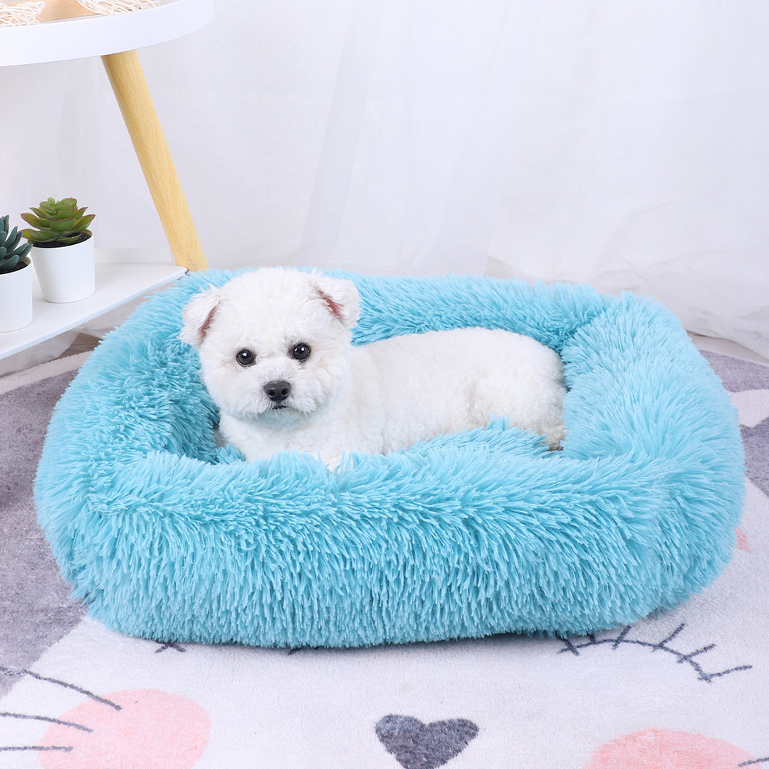 Cozy Plush Dog Cushion Bed