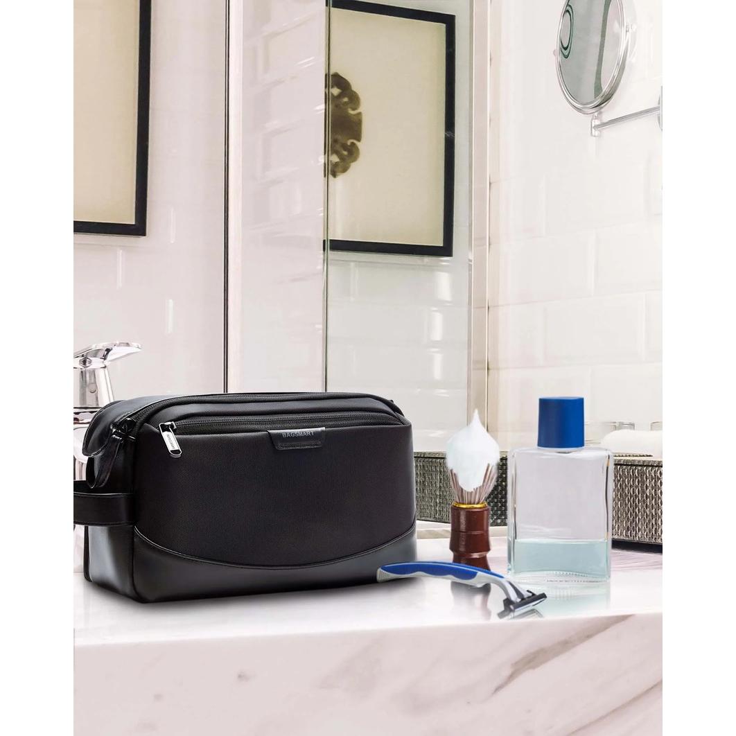 Large Travel Toiletry Organizer for Men - Water-resistant Dopp Kit