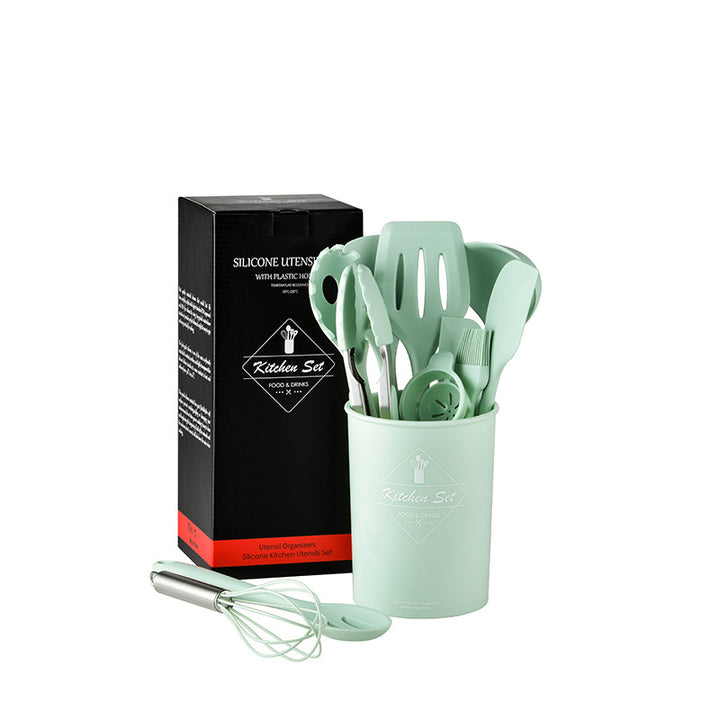 Silicone Non-Stick Kitchen Utensils Set