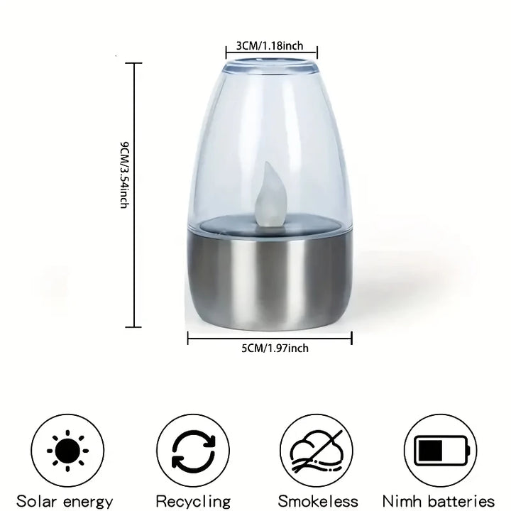 Solar LED Candle Lantern