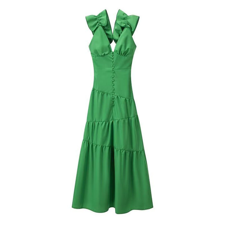 European And American Style New Flower Dress Women