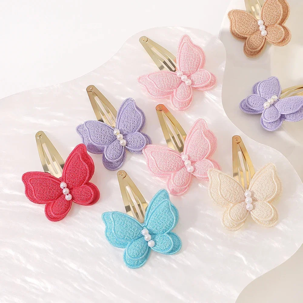 2pcs Butterfly Hair Clips for Girls