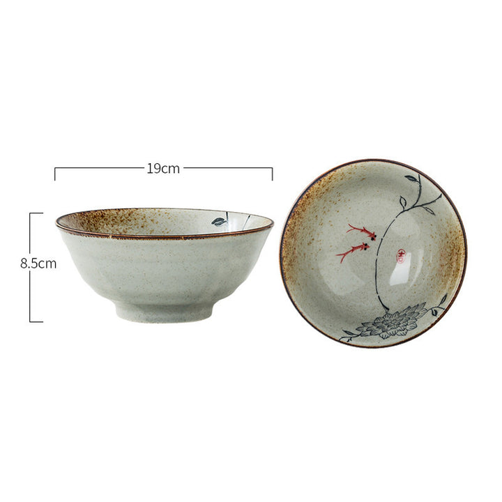 Japanese Ceramic Bowl Commercial Large Ramen