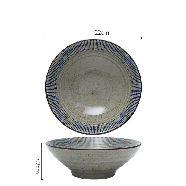 Japanese Ceramic Bowl Commercial Large Ramen