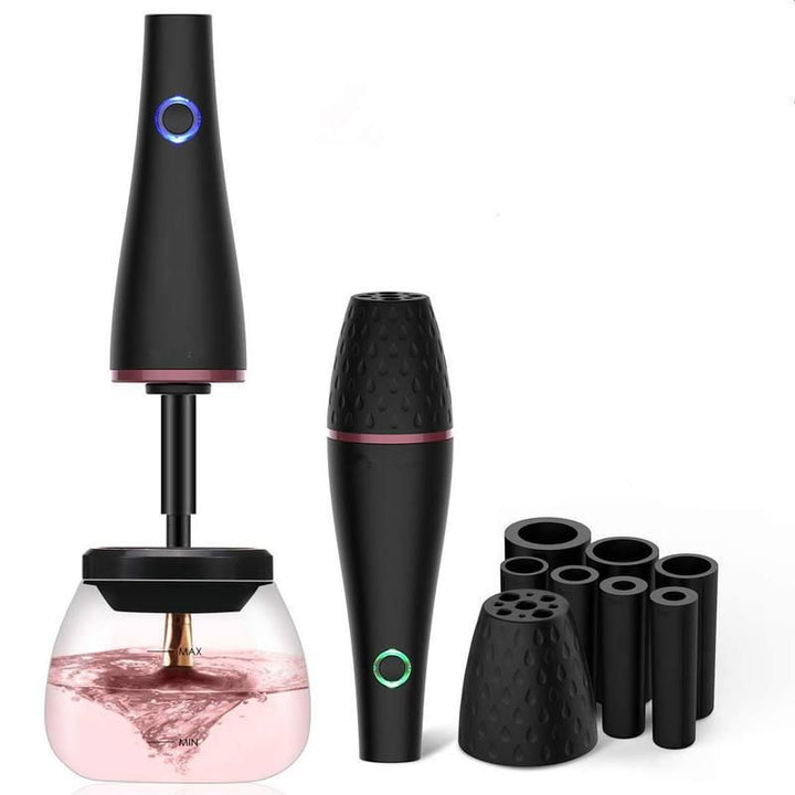 Fast and Efficient Automatic Makeup Brush Cleaner and Dryer