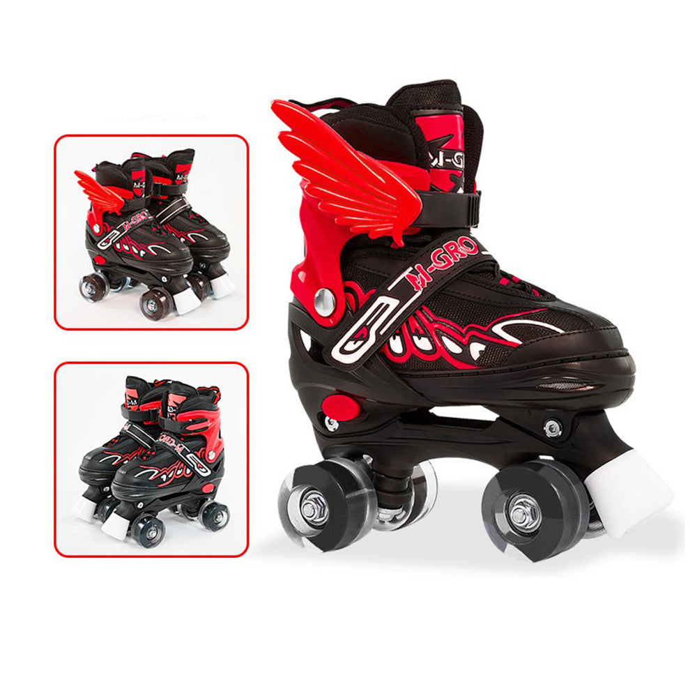 Children Adjustable Skates Roller Skates Boys Girls Kid's Roller  4-Wheels Outdoor Sports Skates