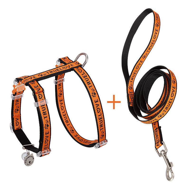 Cat H-Shape Harness and Leash Set