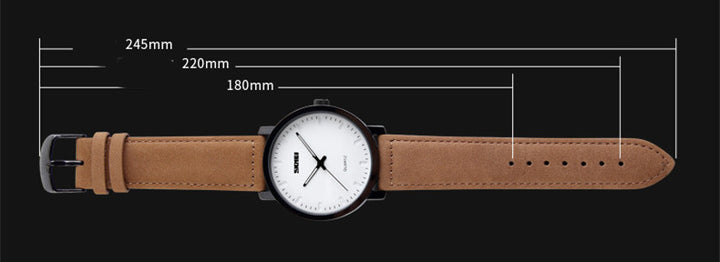 Men's Retro Fashion Minimalism Waterproof Quartz Watch