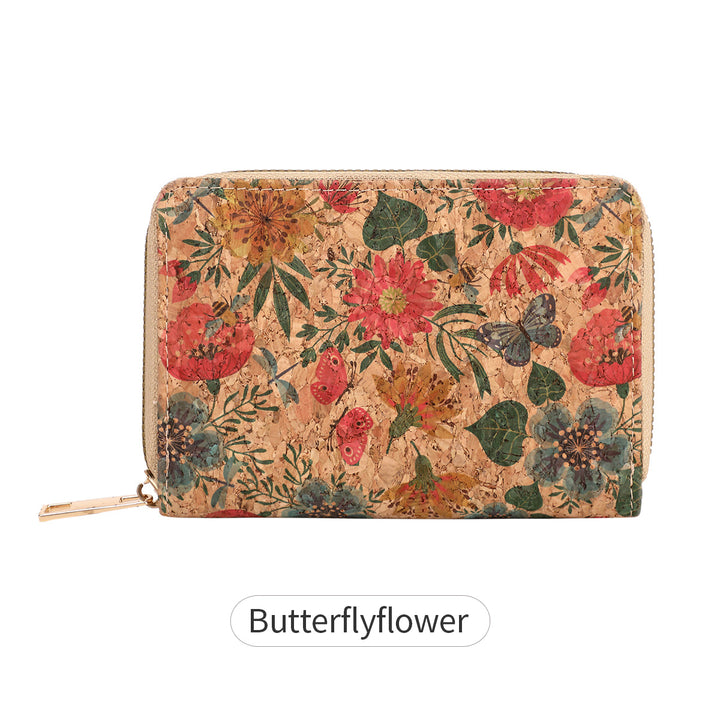 Vintage Printed Women's Short Wallet