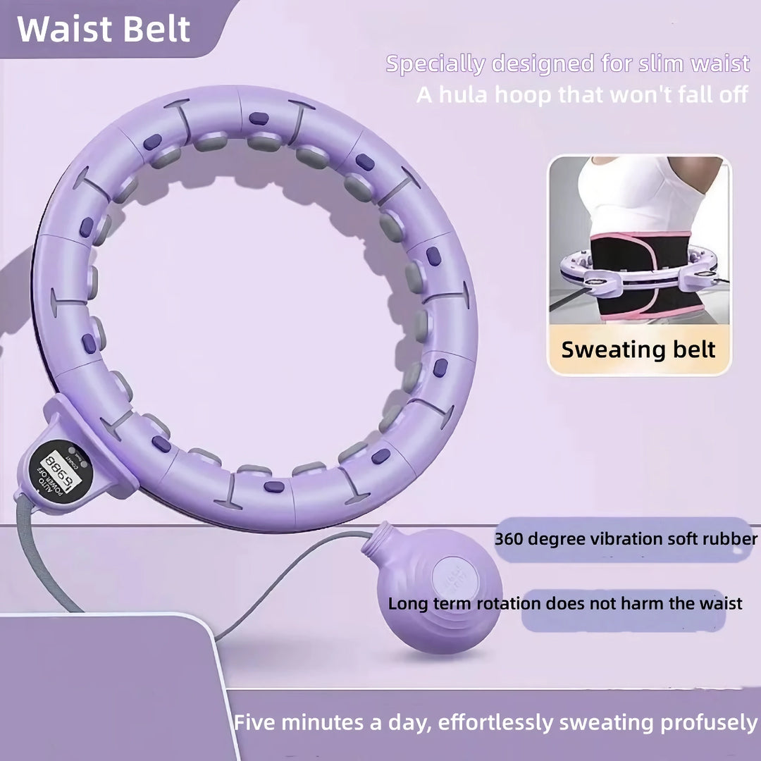 Adjustable Weighted Hula Circle for Smart Fitness & Weight Loss