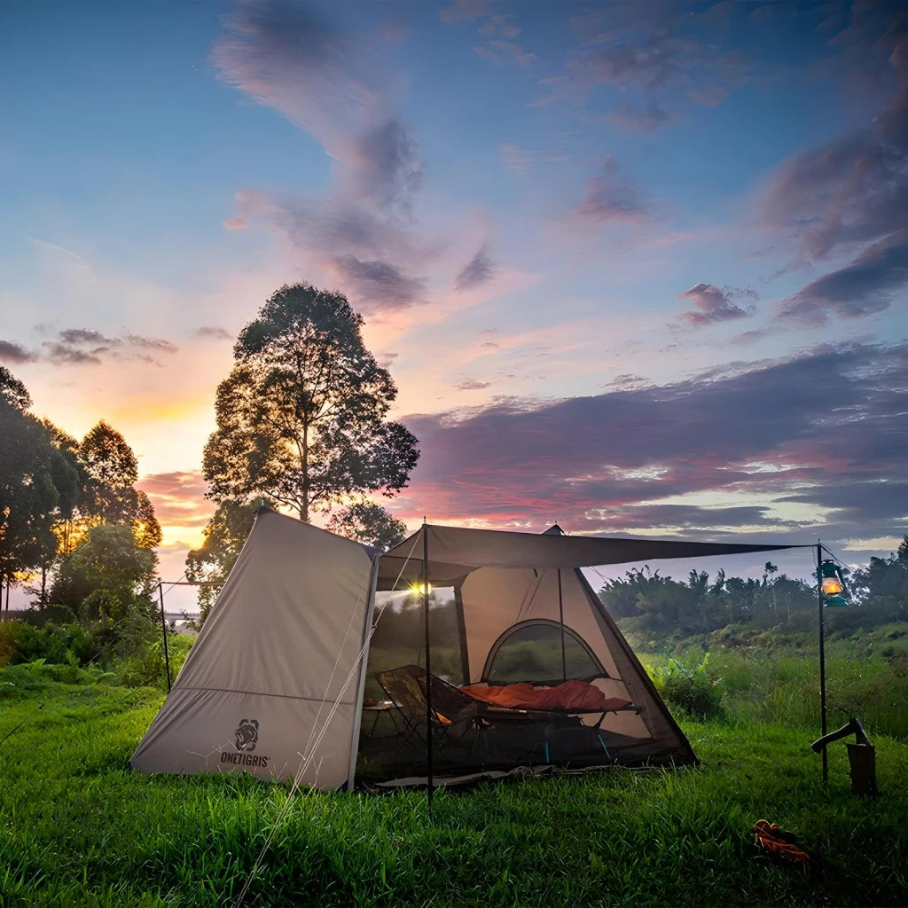 Versatile Outdoor Camping Tent for Two