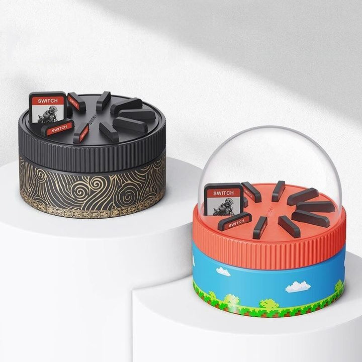 360° Rotating Game Card Case for Nintendo Switch - 10 Slot Storage Holder