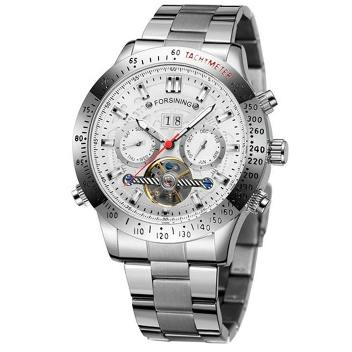 Fashion Casual Multi-function Tourbillon Automatic Mechanical Watch