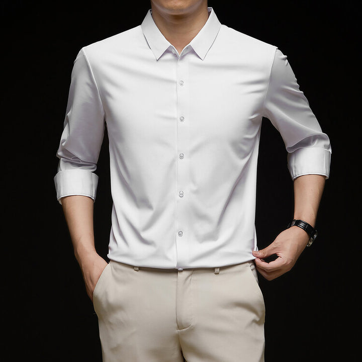 Business Formal Wear Autumn New Black Casual Shirt