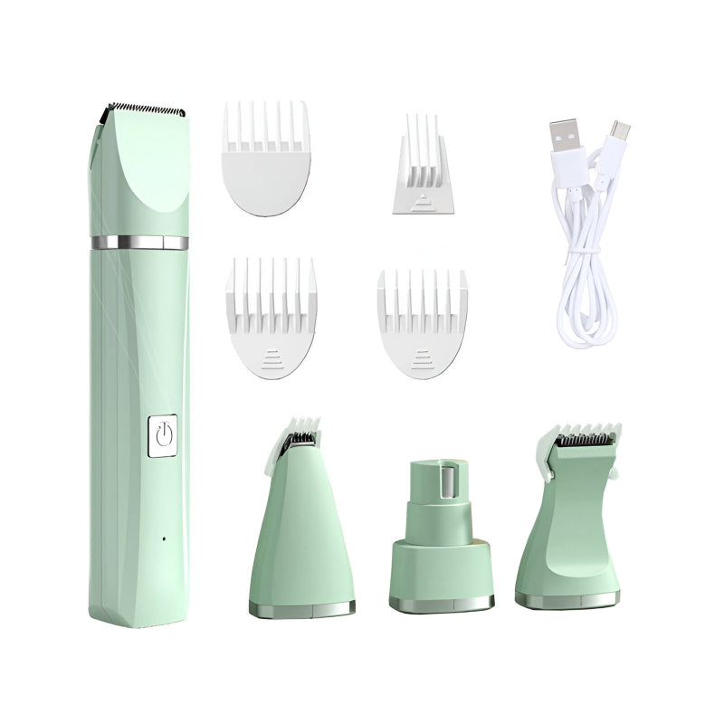 4-in-1 Electric Pet Hair Trimmer & Nail Grinder