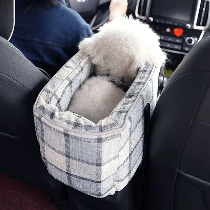 Compact Safety Car Seat for Small Pets – Portable & Washable Travel Carrier