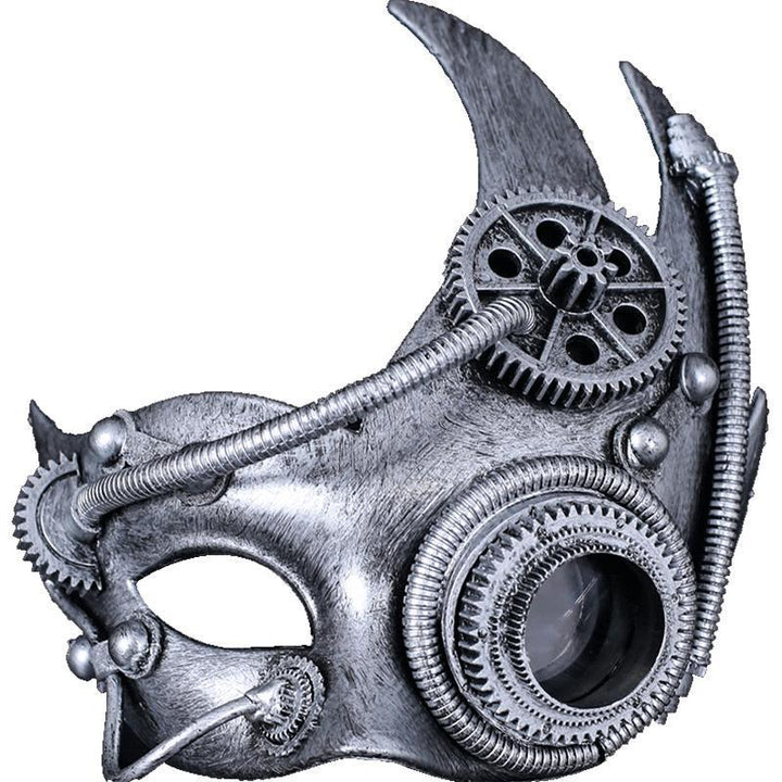 Mechanical Steampunk Retro Half Face Mask