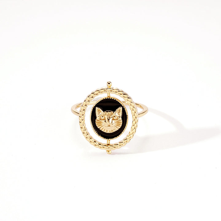 Double-sided Adhesive Ring Japanese Cute Cat
