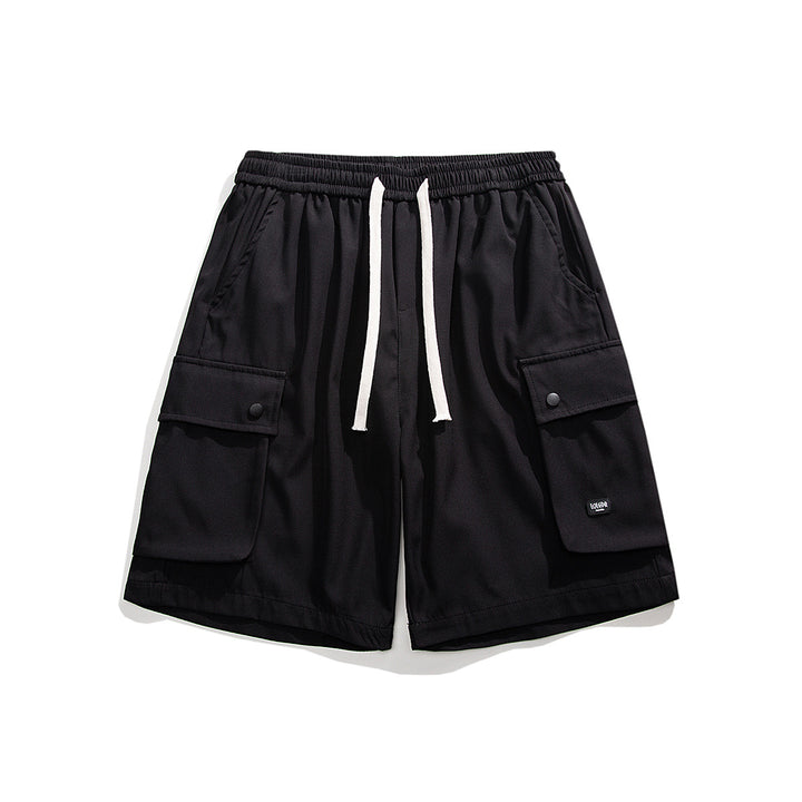 Summer Thin Quick-drying Multi-pocket Solid Color Workwear Shorts