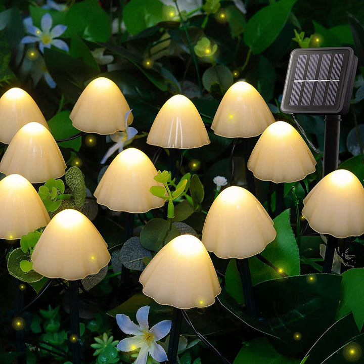 Enchanting Solar Mushroom Lights