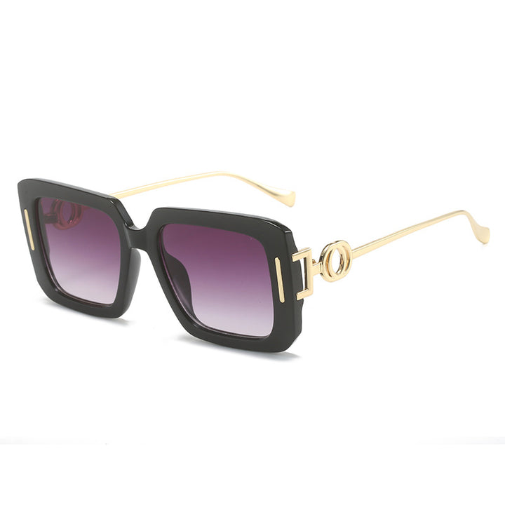 Trendy Square Punk Sunglasses