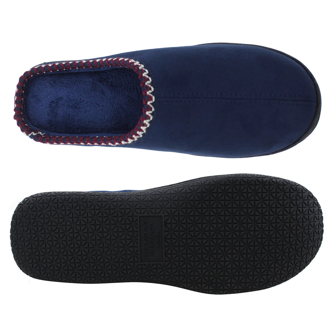 Plus Size Home Men's Upper Coral Fleece Slippers