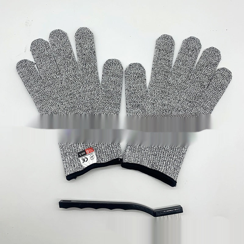 Stainless Steel Chopper Set Mandolin Grater Slicer Cut Resistant Gloves