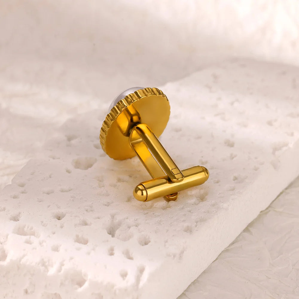 Pearl Cufflinks for Men