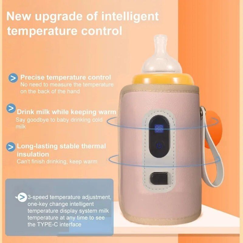 Portable Digital Baby Bottle Warmer with USB