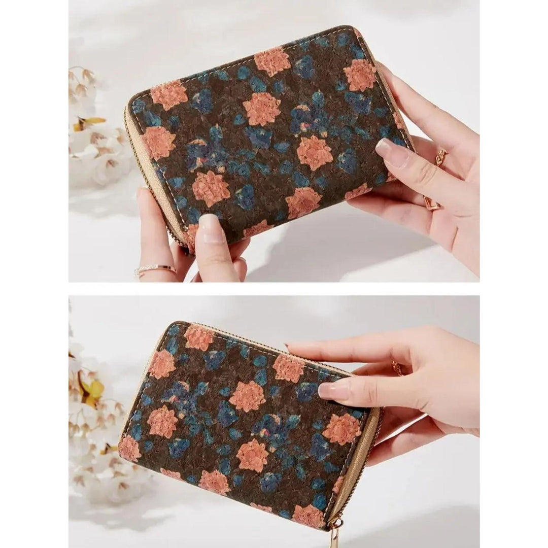 Vintage Printed Women's Short Wallet