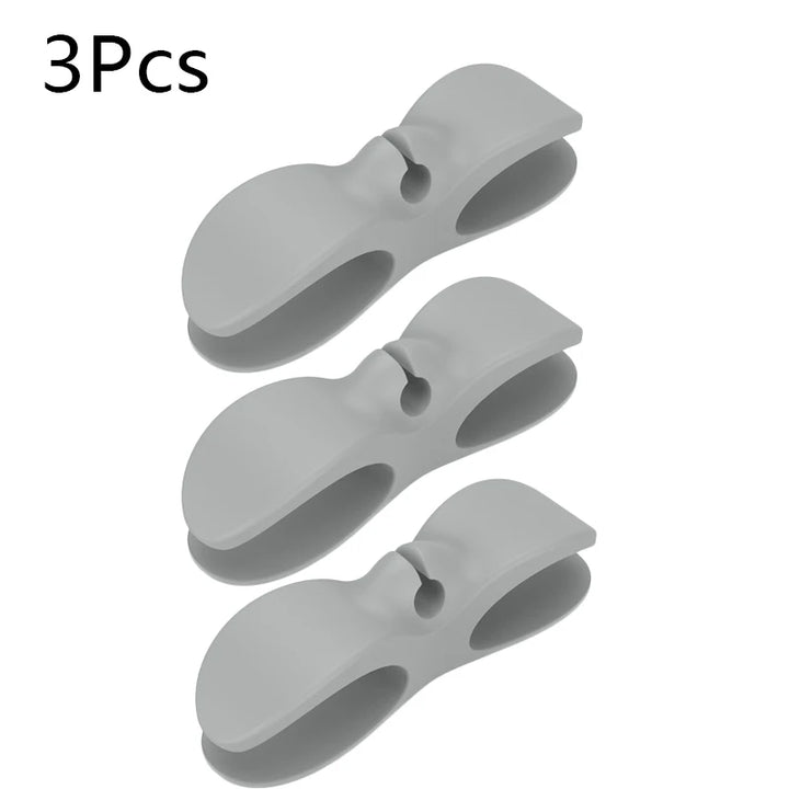 Multi-Use Silicone Cord Winder - Cable Management Clips for Home and Office Appliances