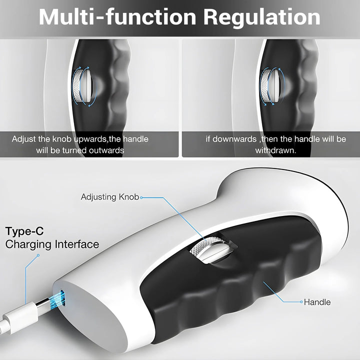 Smart Digital Hand Grip Strength Trainer with Adjustable Resistance and Memory Function