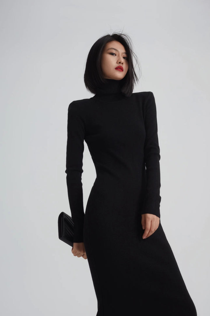 Autumn And Winter Fishtail Skirt Wool Knitted Slim Fit Slimming Waist Sheath