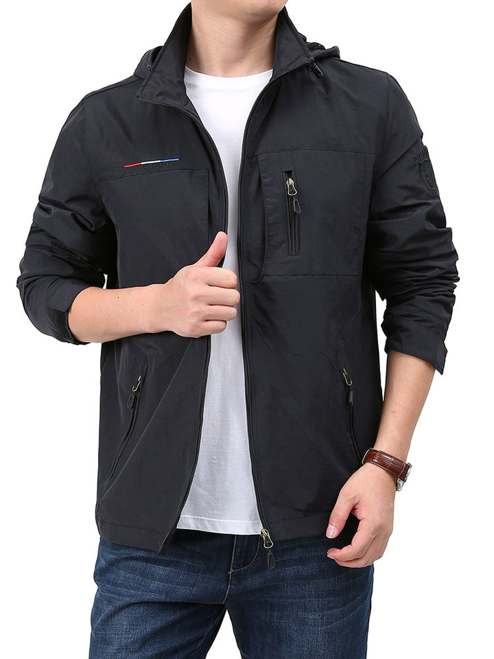 Shell Jacket Men's Casual Fashion Spring And Autumn Outdoor Loose