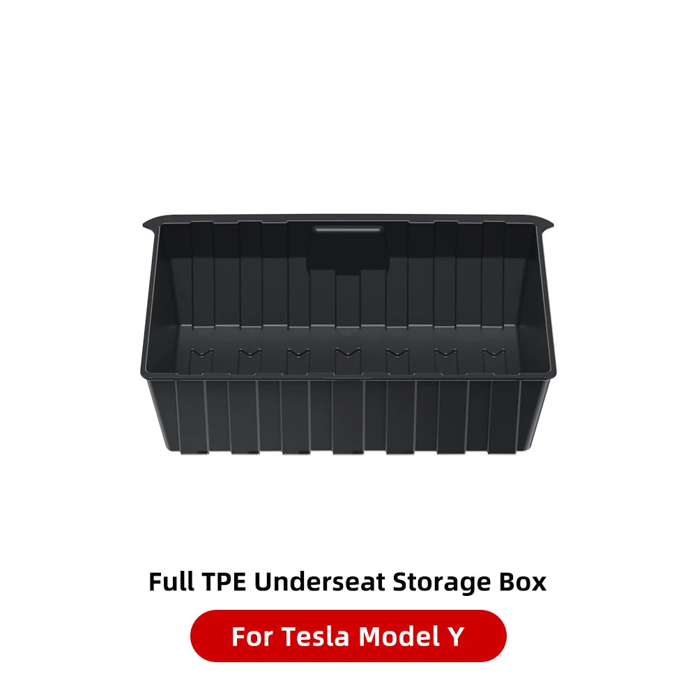 Under Seat Storage Box for Tesla Model Y – Drawer Organizer