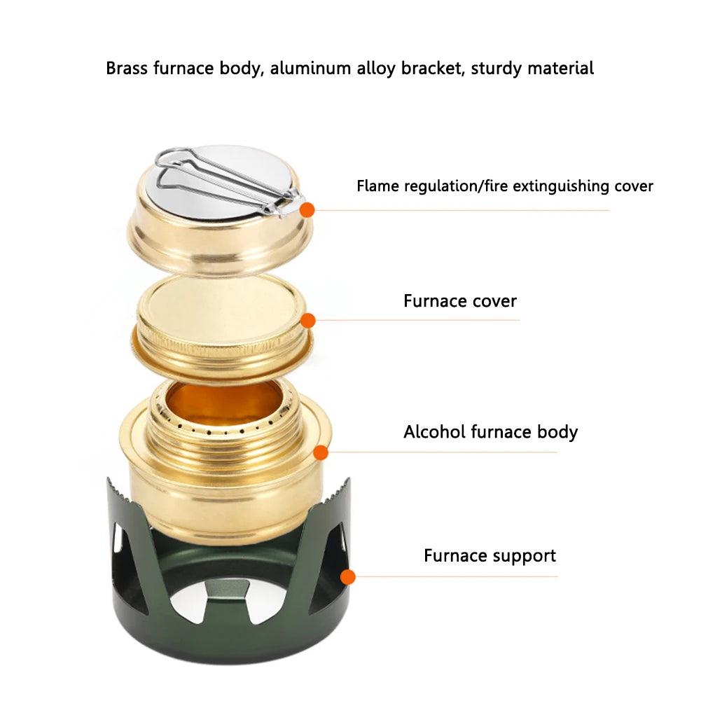 Portable Mini Alcohol Stove Burner