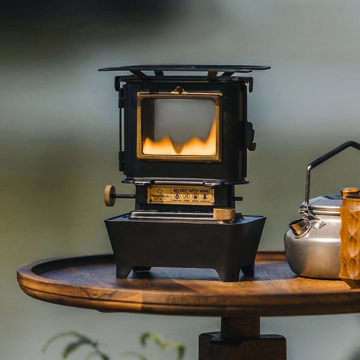 Portable Retro Oil Lamp Stove for Outdoor Camping & Picnics