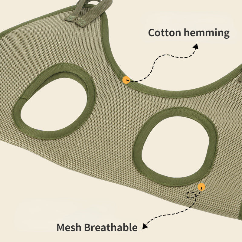 Cat Grooming Hammock - Nail Trimming and Bathing Restraint Bag