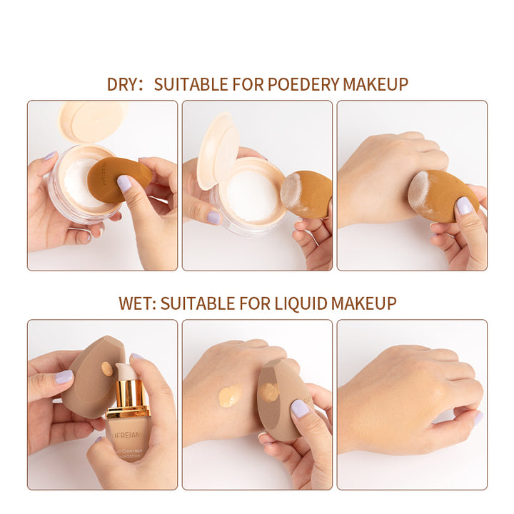 Professional Makeup Sponge Puff with Storage Bag