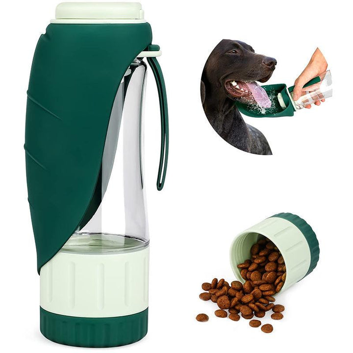 Portable Dog Water Bottle Food Container