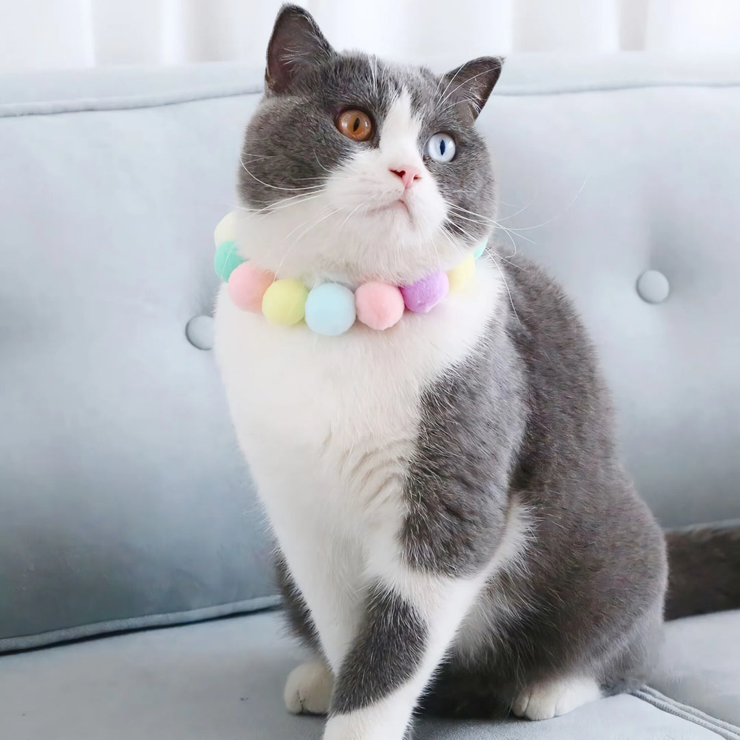 Soft Plush Pet Necklace Collar