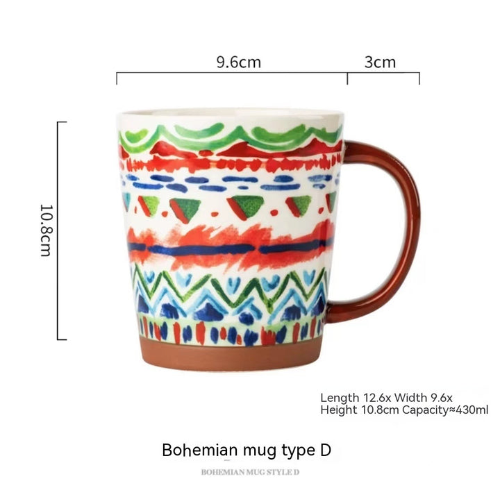 Household Hand-painted Graffiti Mug