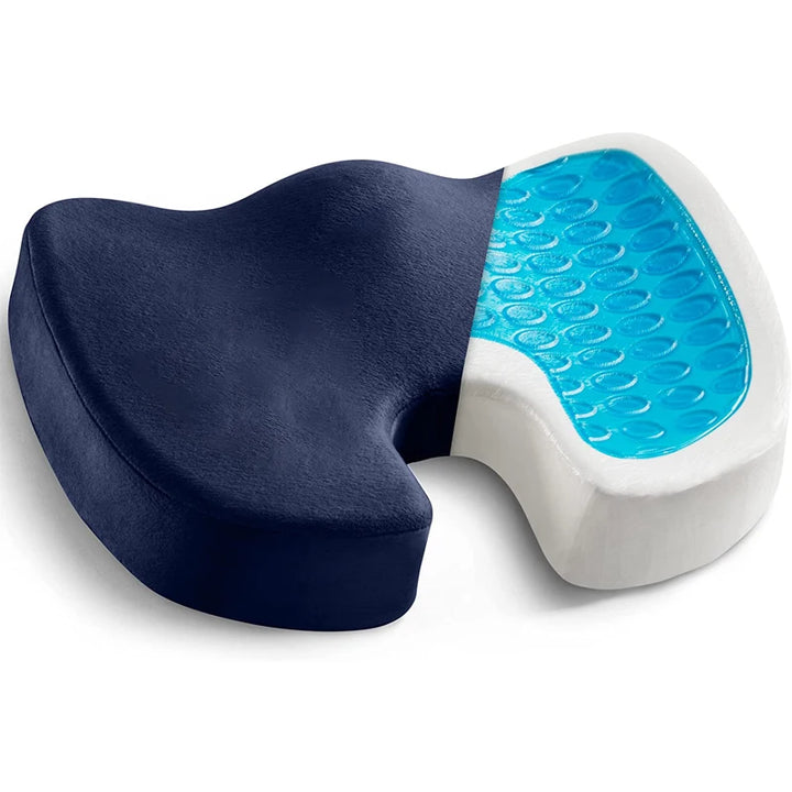 Non-Slip Gel & Memory Foam Coccyx Cushion