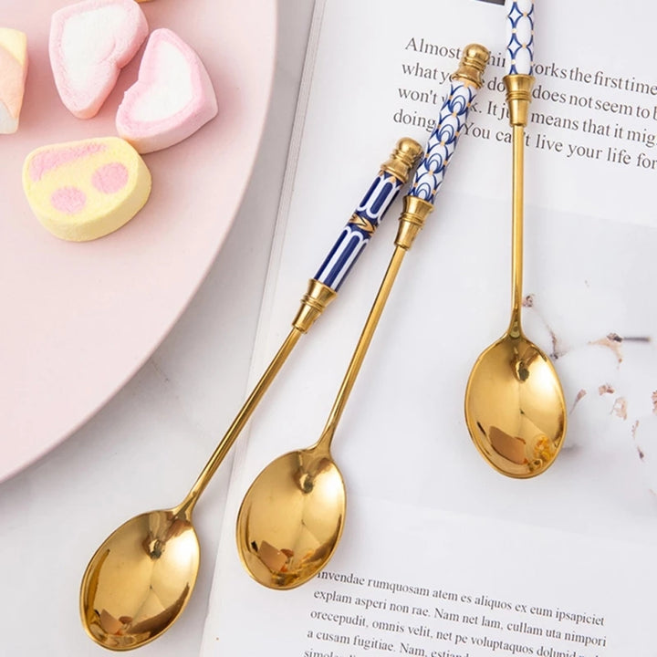 Elegant Stainless Steel Dessert Spoon